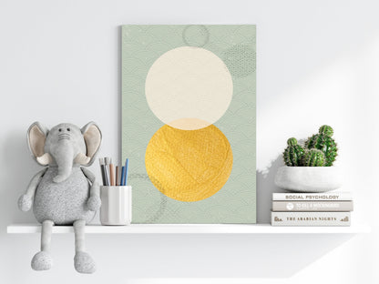 Abstract Dots V1 Metal Wall Art