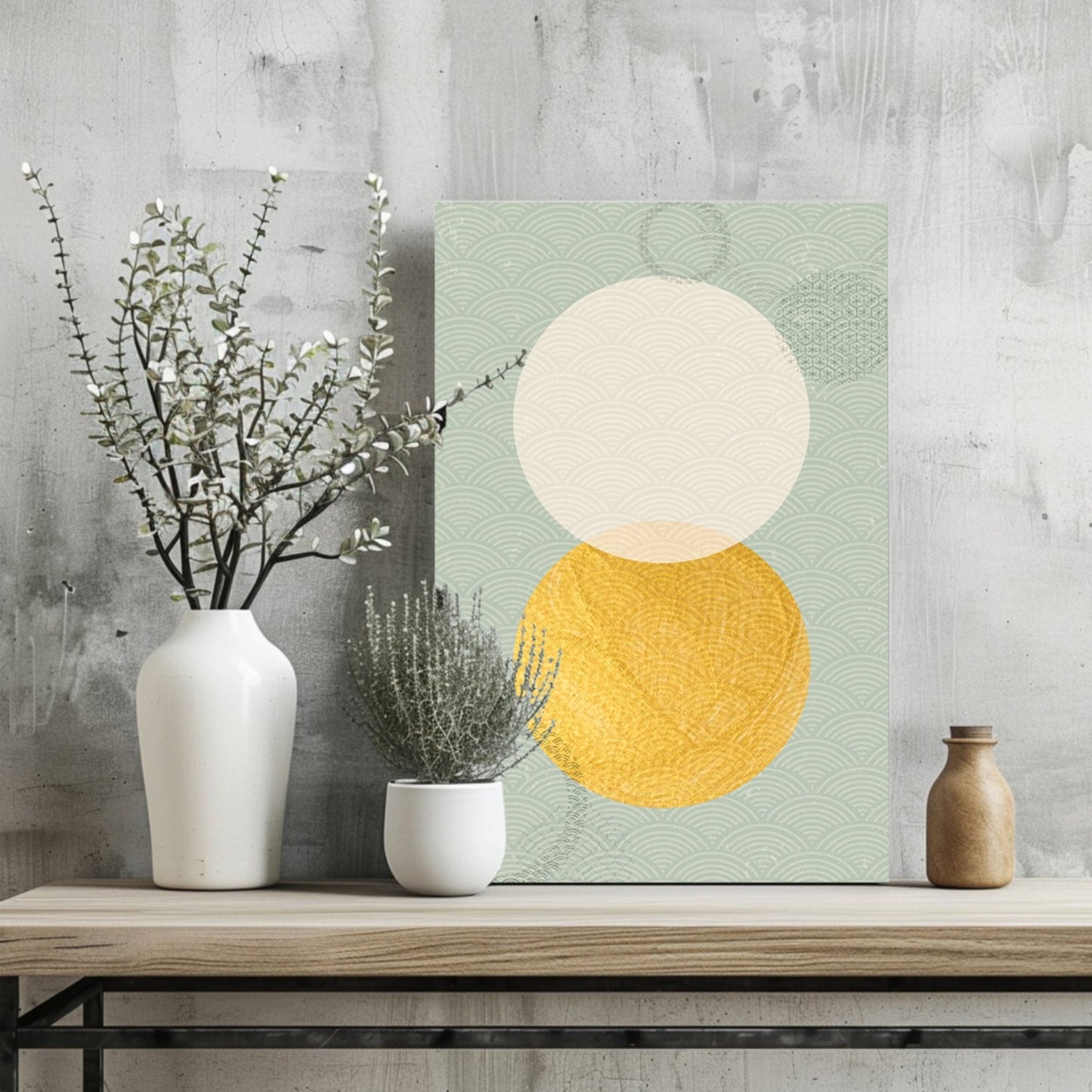 Abstract Dots V1 Metal Wall Art