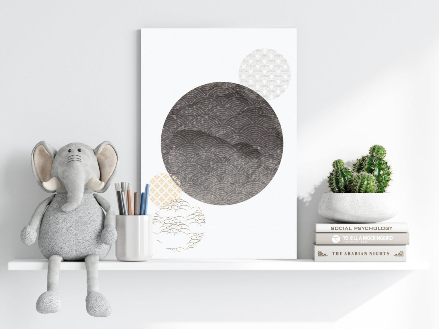 Abstract Dots V2 Metal Wall Art