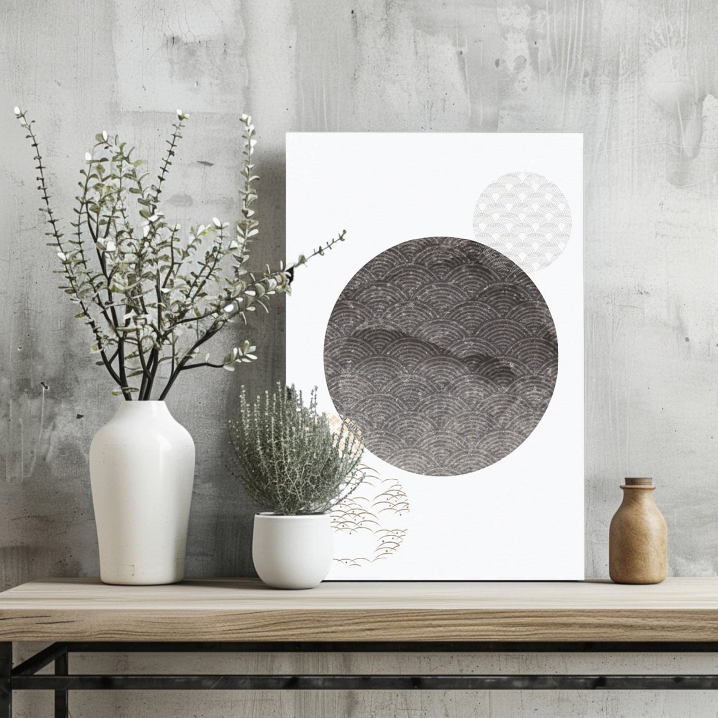 Abstract Dots V2 Metal Wall Art