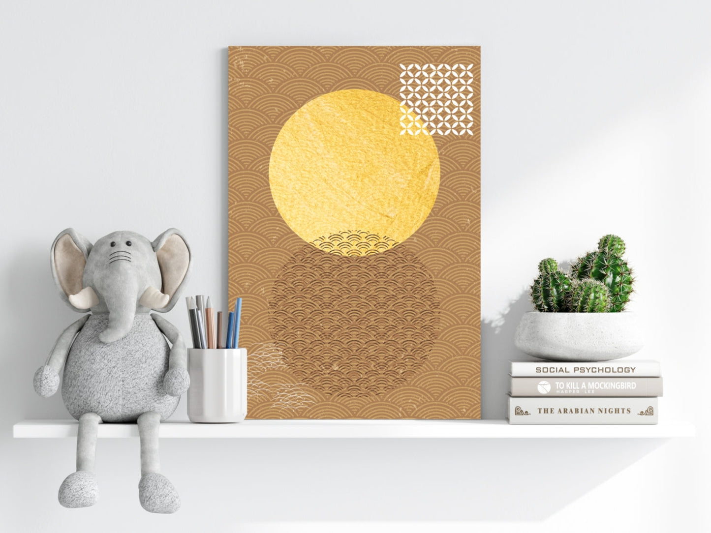 Abstract Dots V3 Metal Wall Art