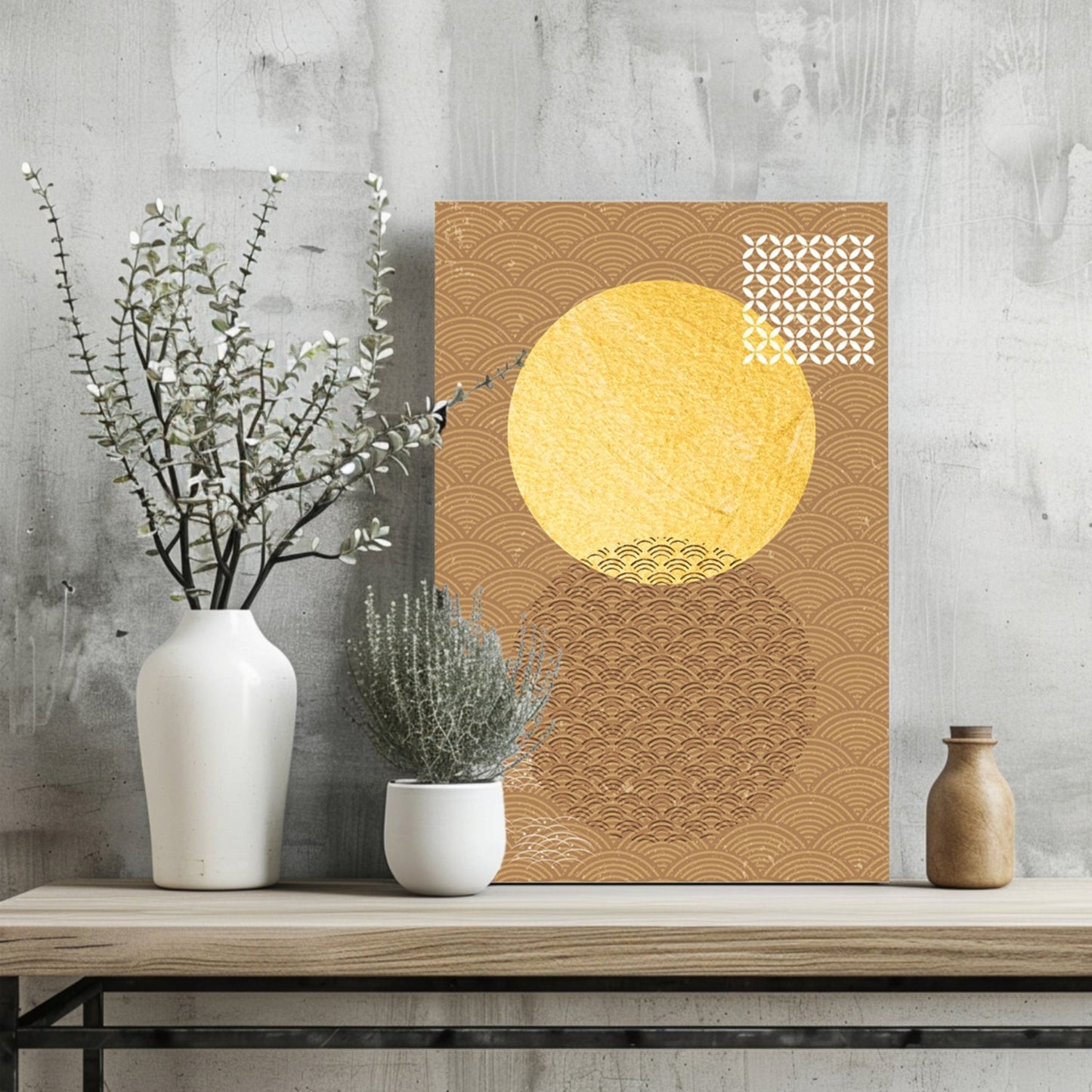 Abstract Dots V3 Metal Wall Art