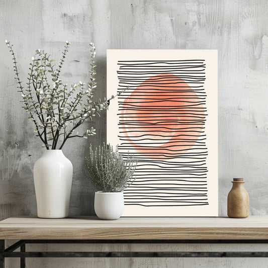 Abstract Gravity Metal Wall Art