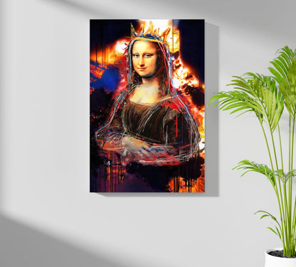 Mona Lisa Metal Wall Art