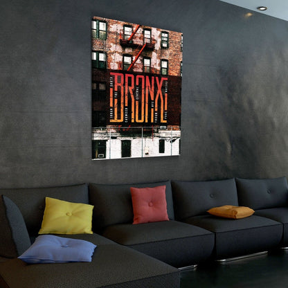 Bronx New York Skyline Canvas Wall Art
