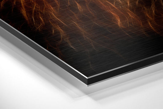 Fiery Mane Lion Sunset Metal Wall Art