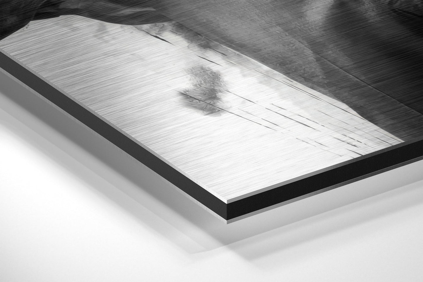 Ink Splash Suited Gunman Metal Wall Art