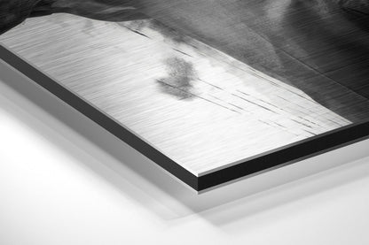 Ink Splash Suited Gunman Metal Wall Art
