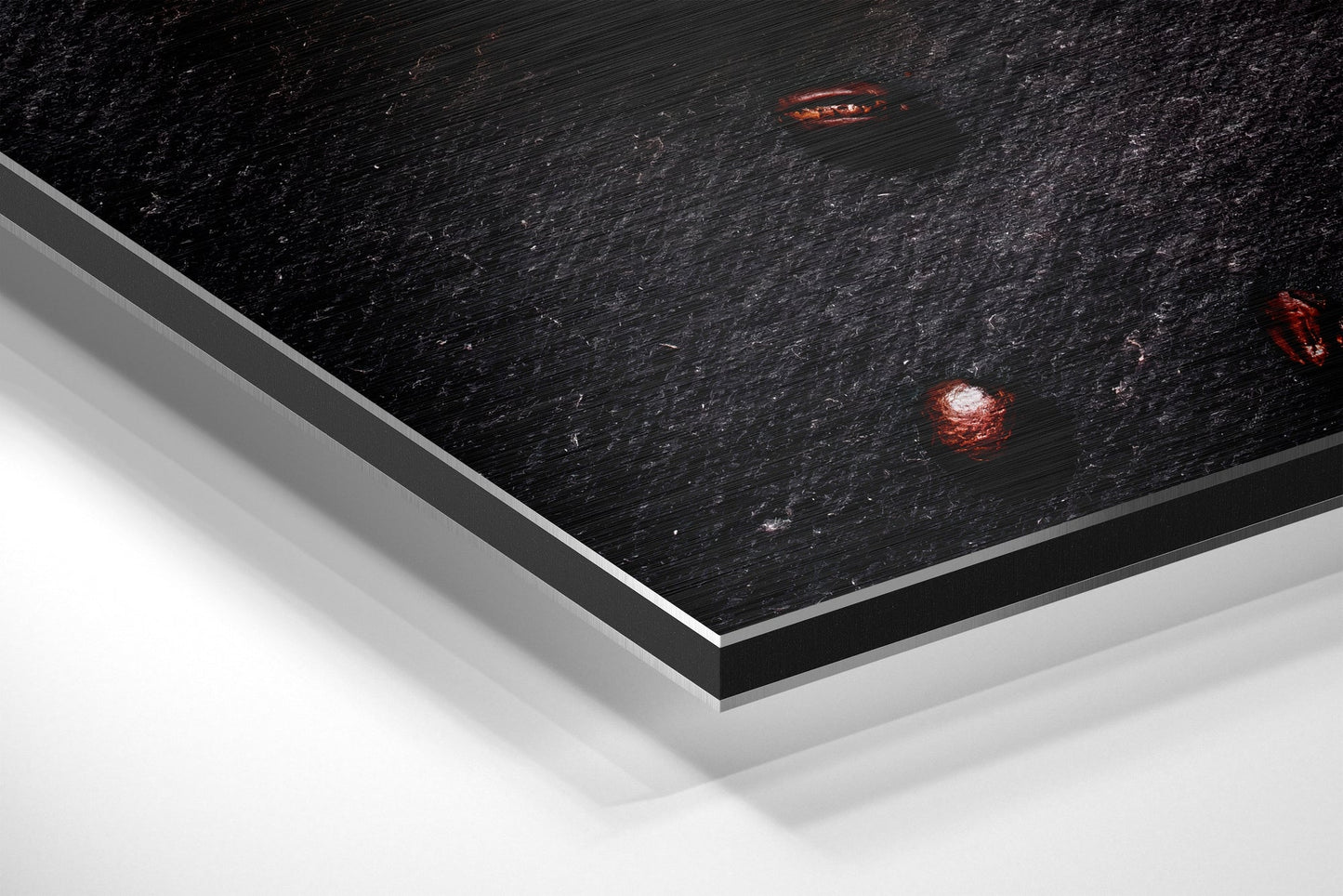 Coffee Beans Flat Lay Metal Wall Art
