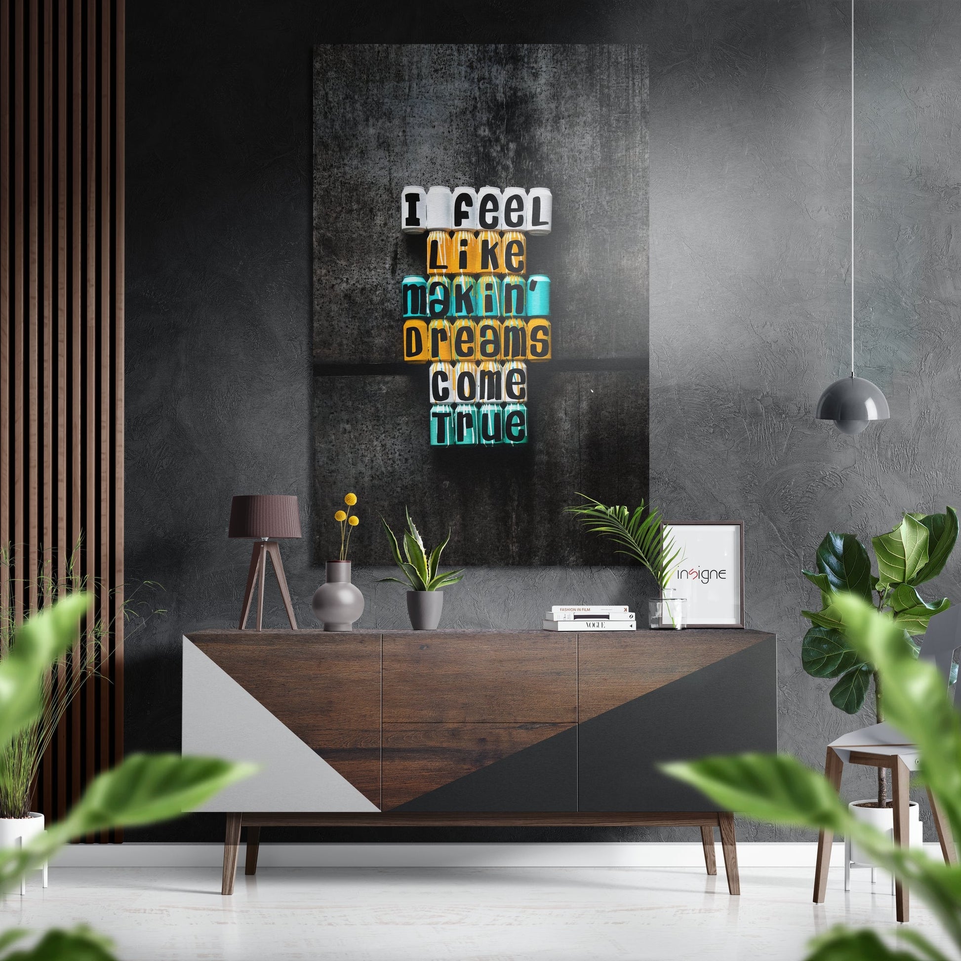 Dream Fulfiller metal wall art