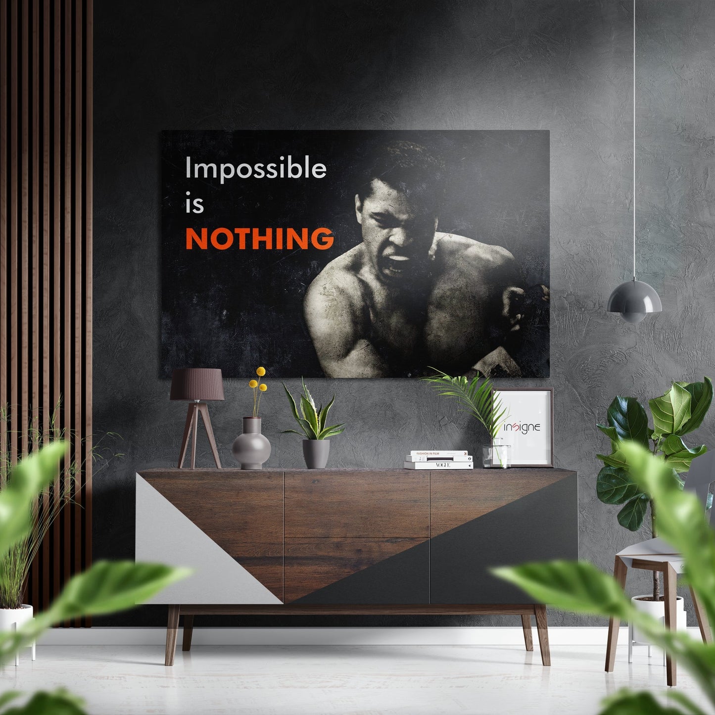 Snarling boxer dog metal wall art