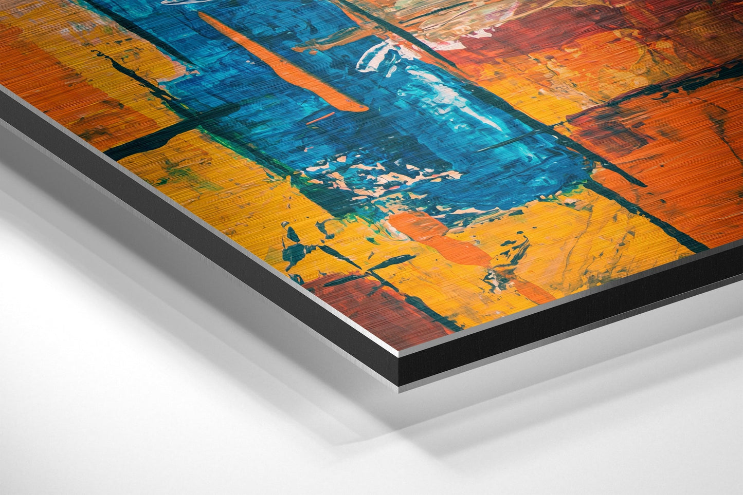 Color Blocks Metal Wall Art