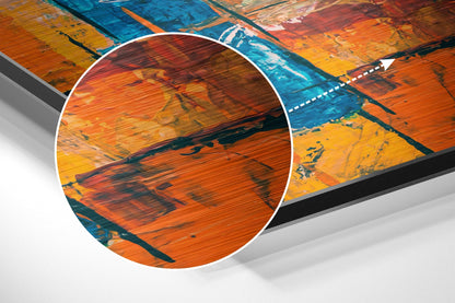 Color Blocks Metal Wall Art