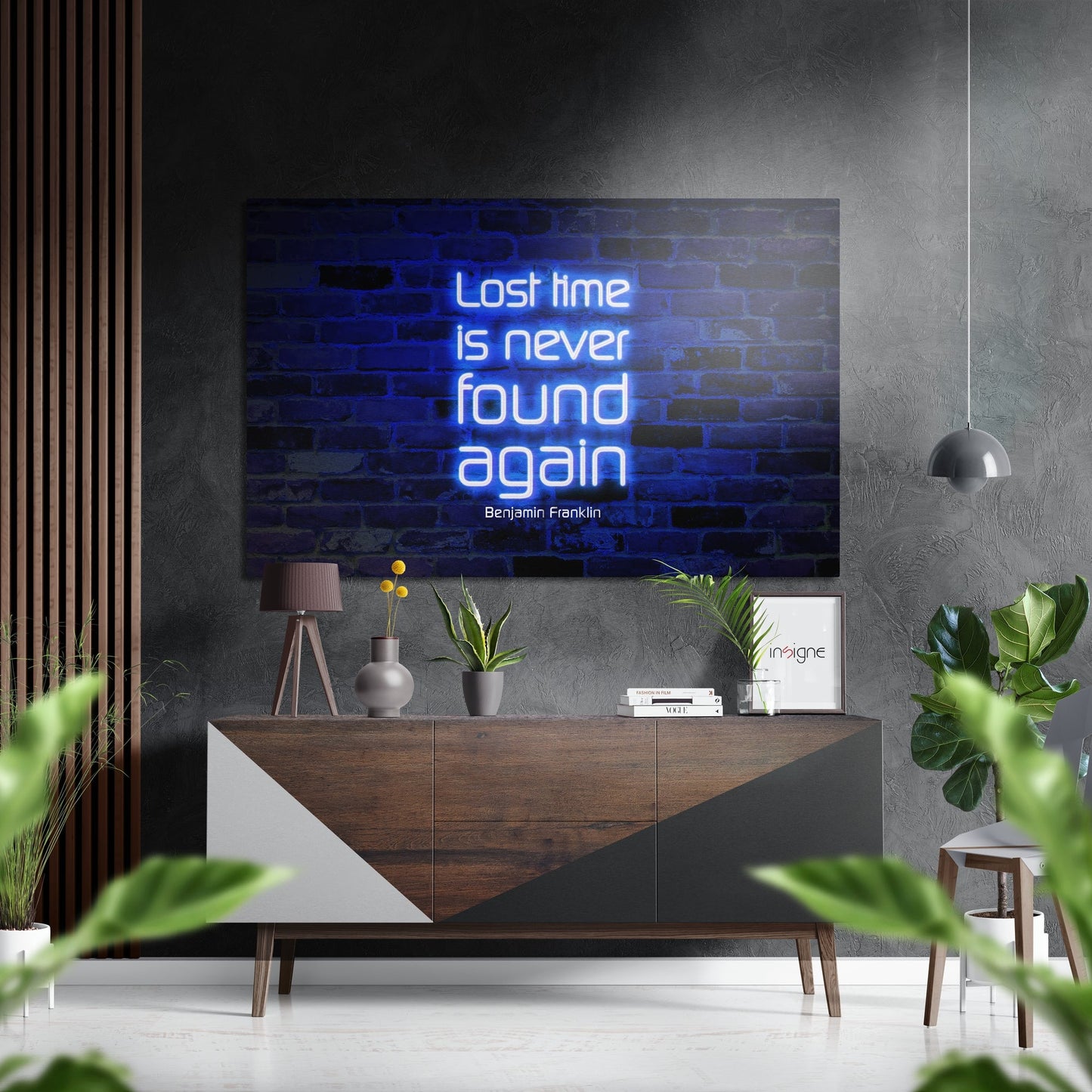 Lost Time metal wall art