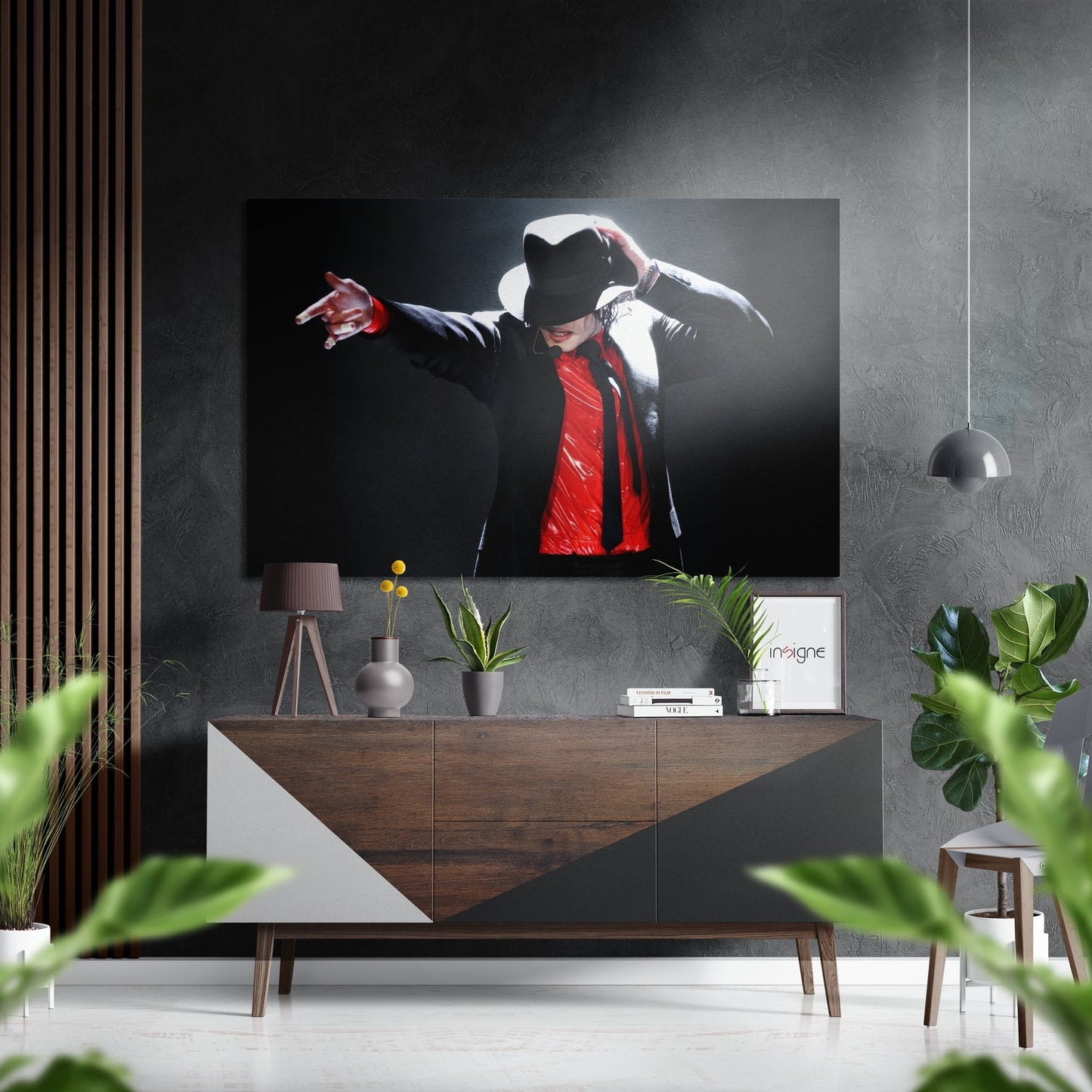 Moonlit Dancer Metal Wall Art figurative print