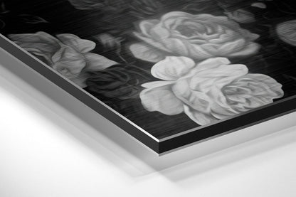 Skull and Roses Metal Wall Art
