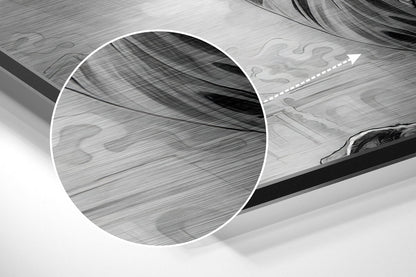 Monochrome Suited Marksman Aiming Metal Wall Art