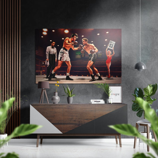 Round 13 metal wall art, circular abstract design