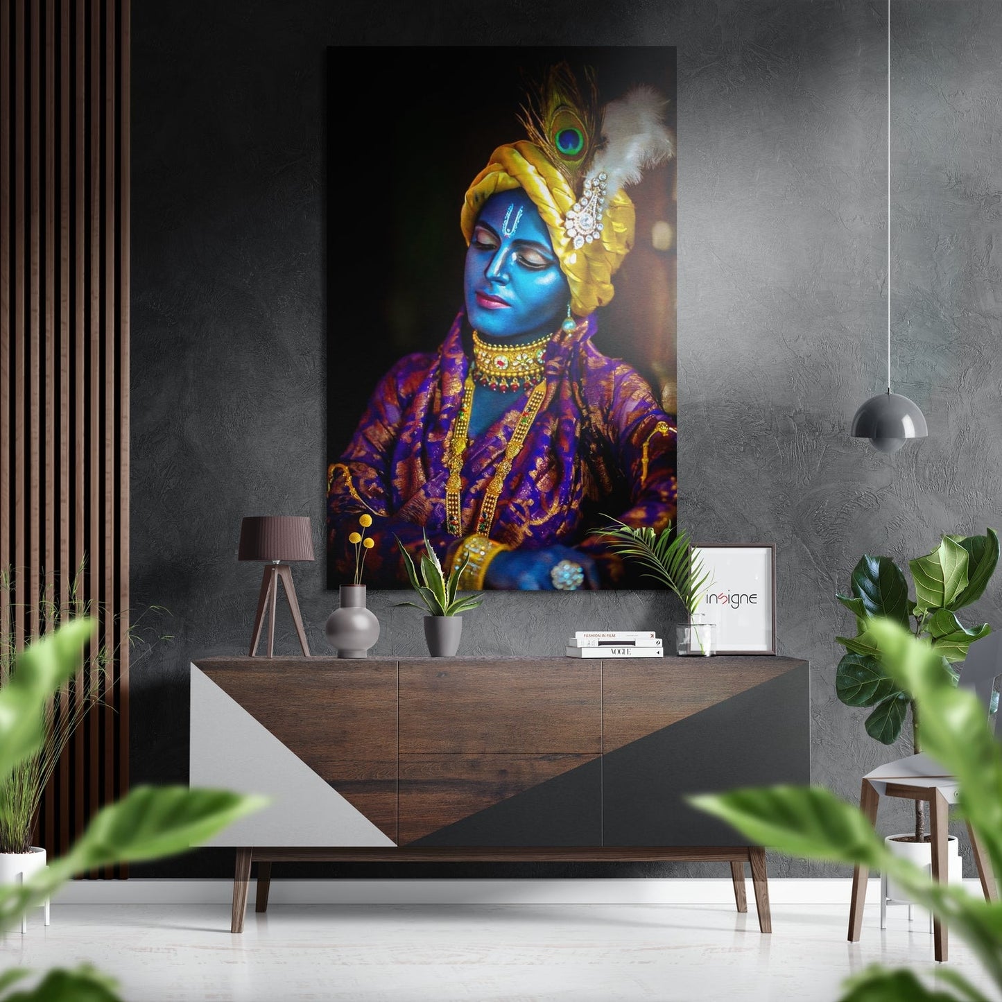 Krishna Metal Wall Art