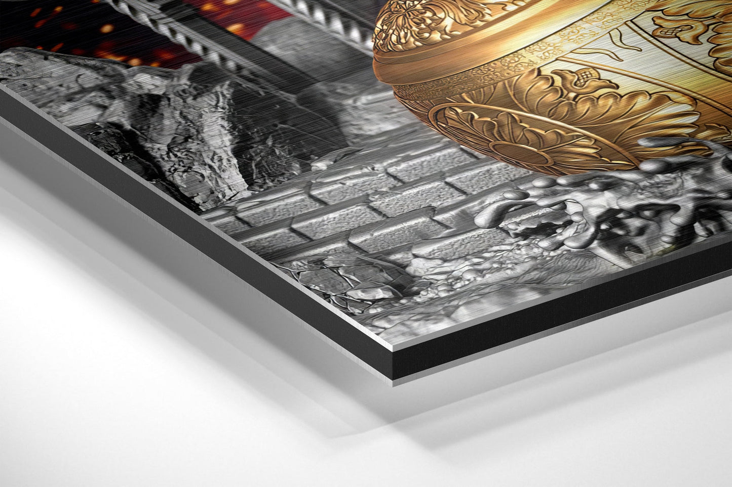 Hanuman Aluminum Wall Art