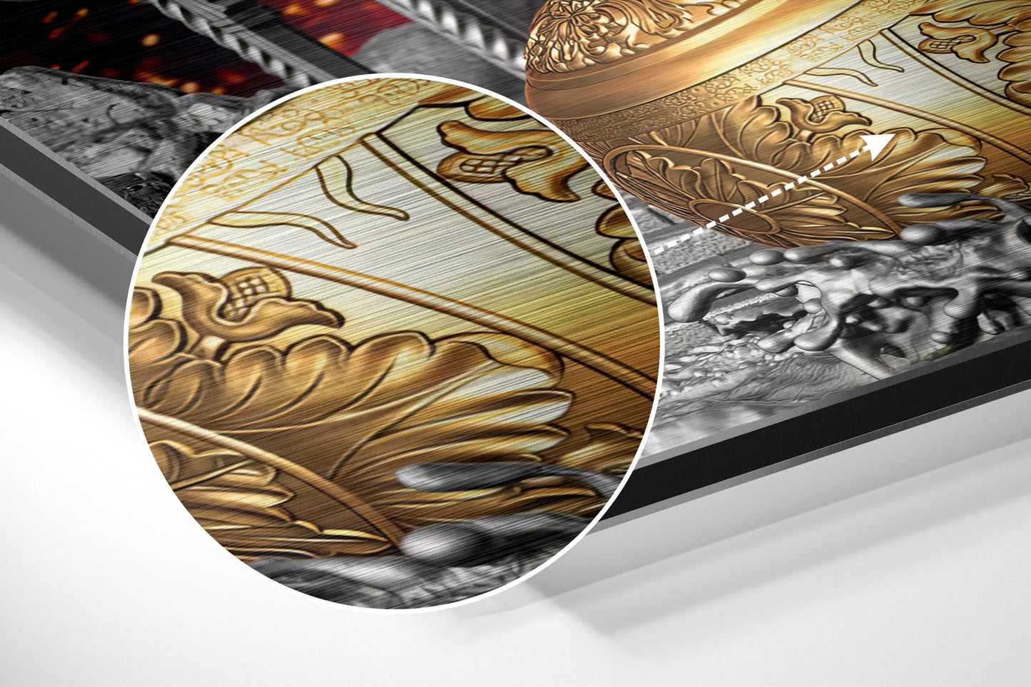 Hanuman Aluminum Wall Art
