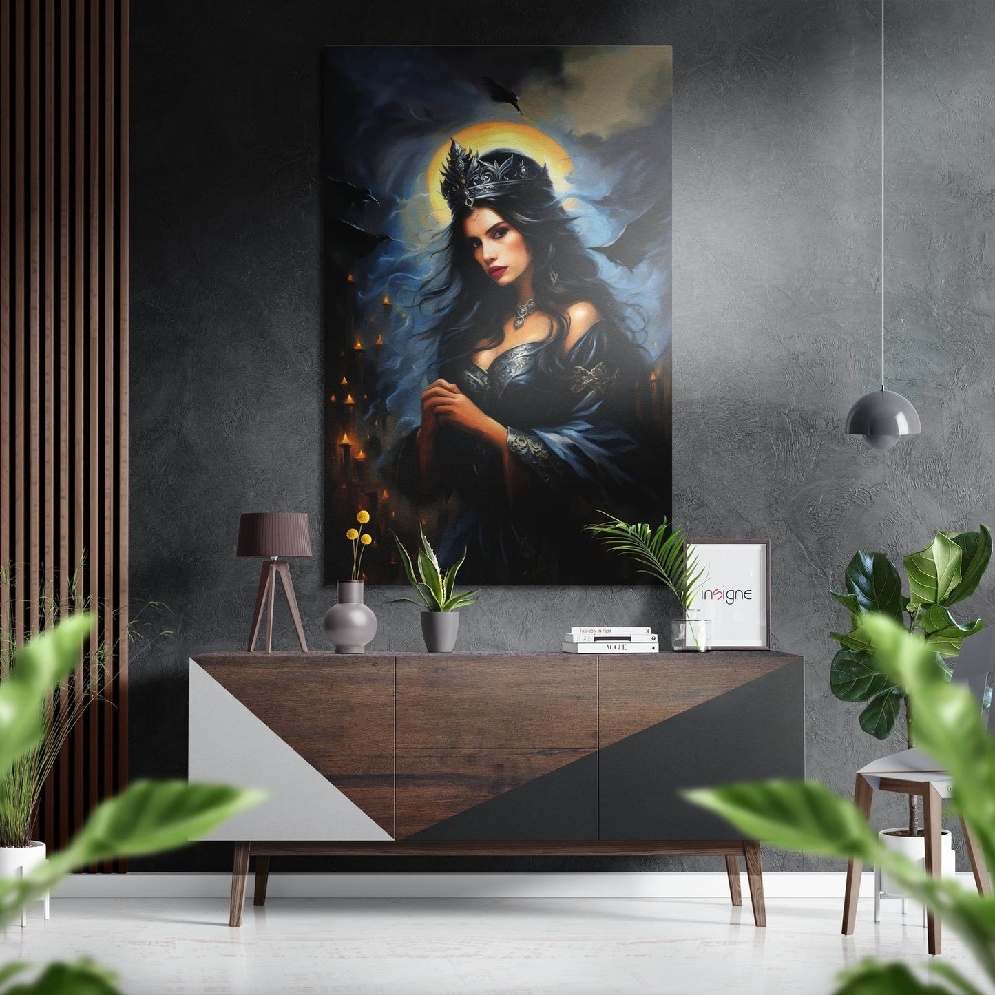 Dark Queen Metal Wall Art