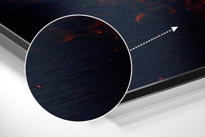 Fire Lion Metal Wall Art
