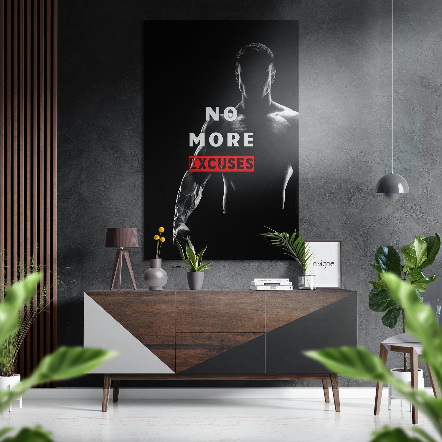 No More Excuses Metal Wall Art
