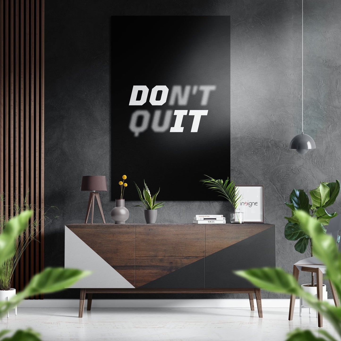 Do It motivational metal wall art
