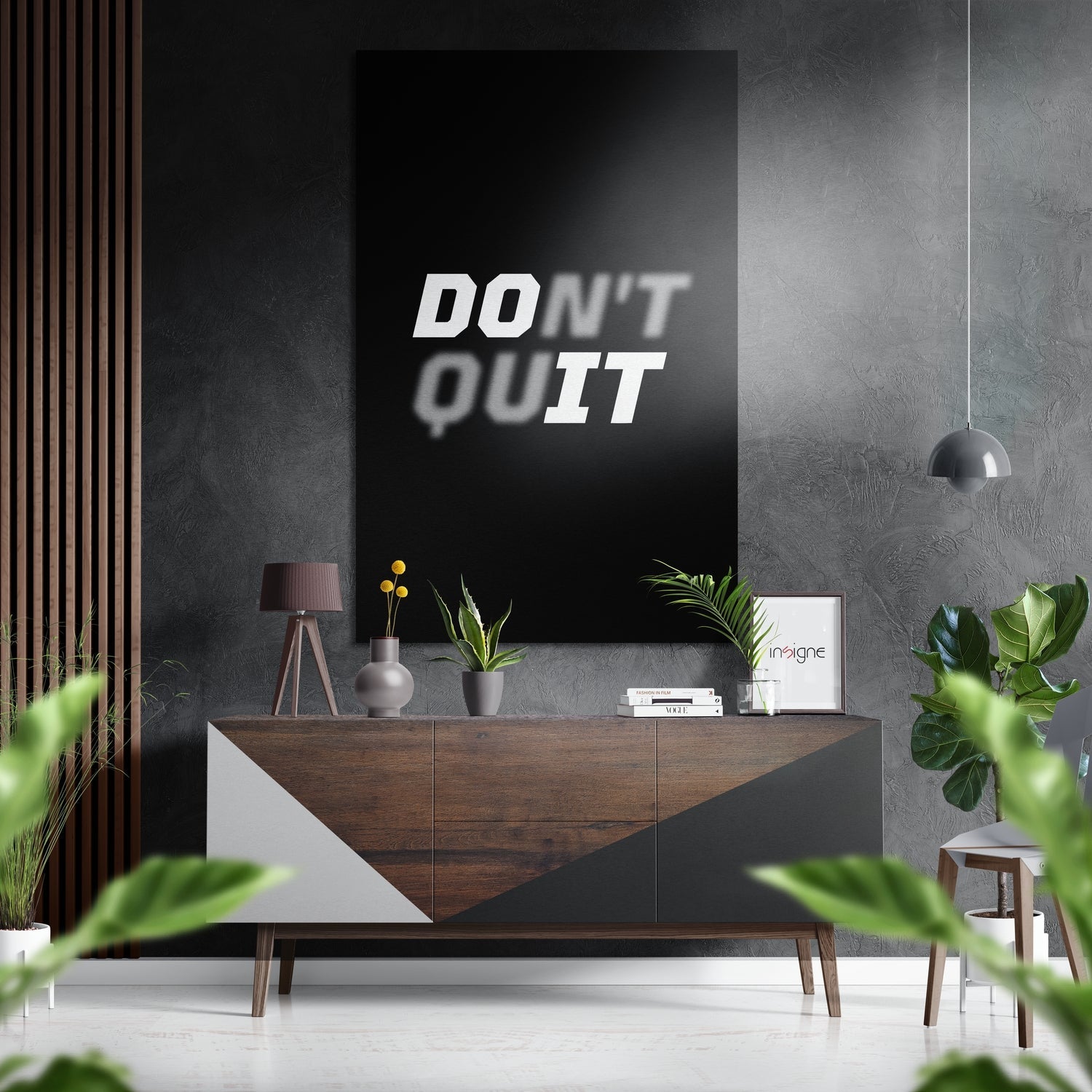 Do It motivational metal wall art