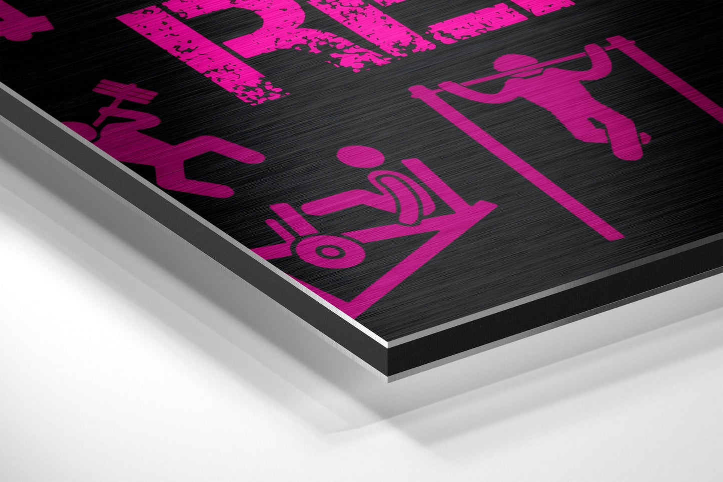 Workout Motivation Metal Wall Art