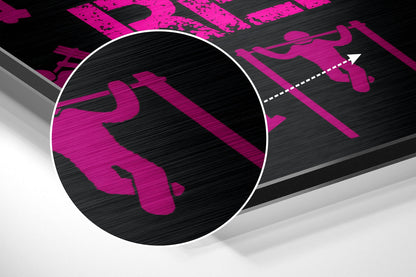 Workout Motivation Metal Wall Art