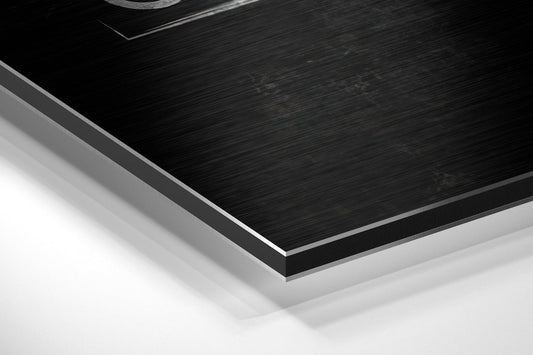 Eat, Sleep, Gym Brushed Aluminium Dibond Wall Art