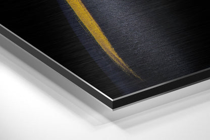 Yellow Stance Metal Wall Art