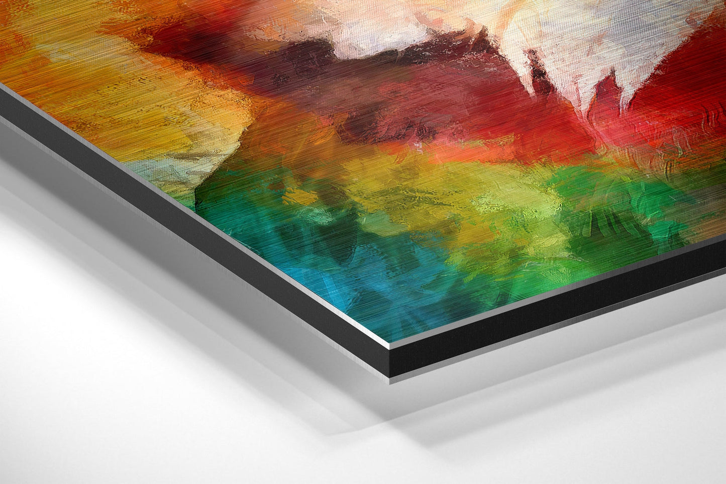 Rainbow Cloud Eagle Metal Wall Art