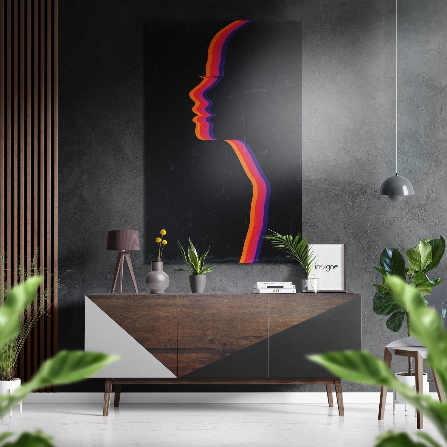 Shadows Metal Wall Art