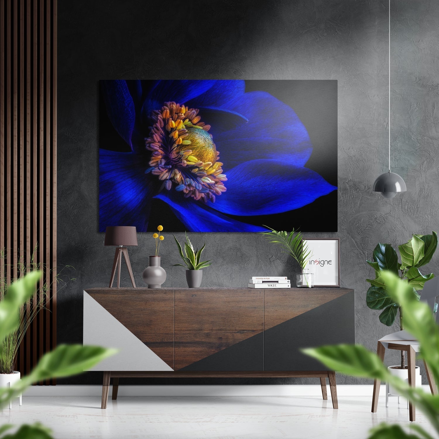 Micro Beauty metal wall art panel