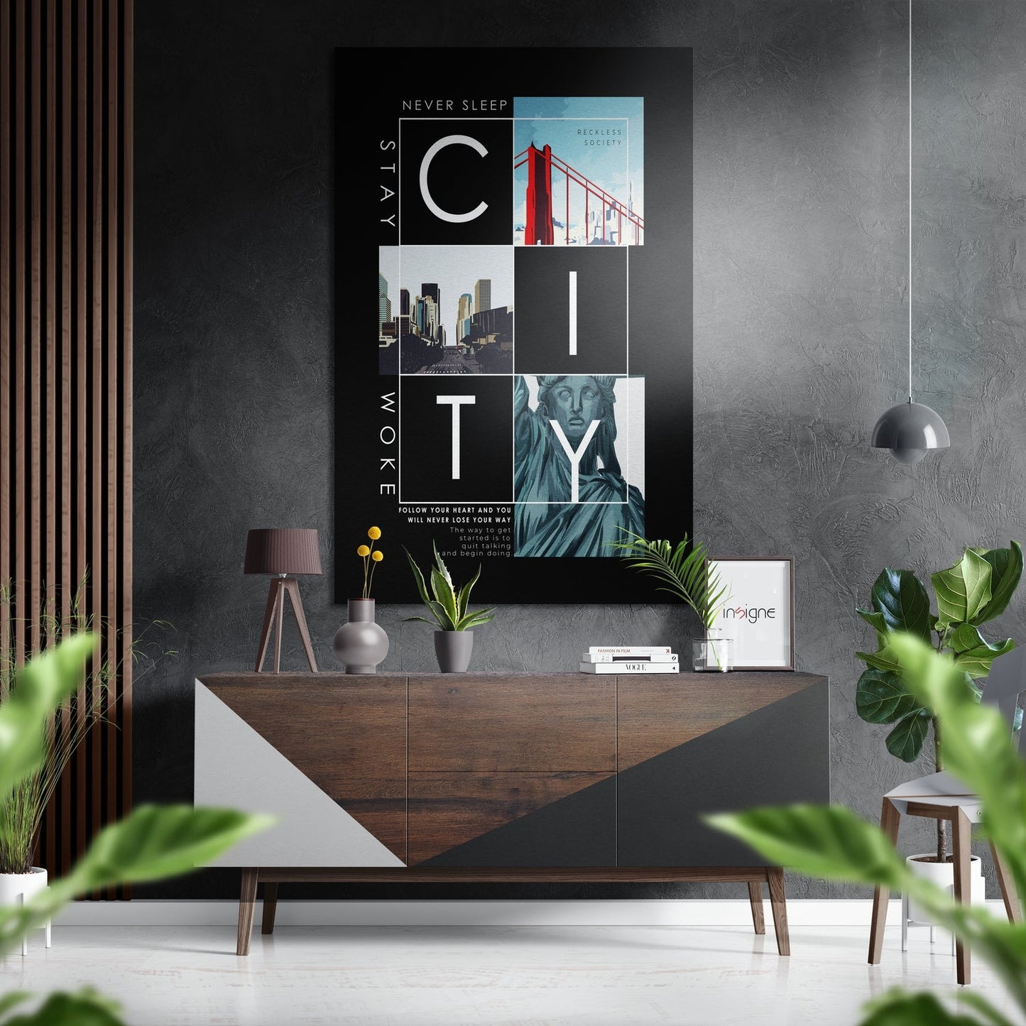 New York Metal Wall Art