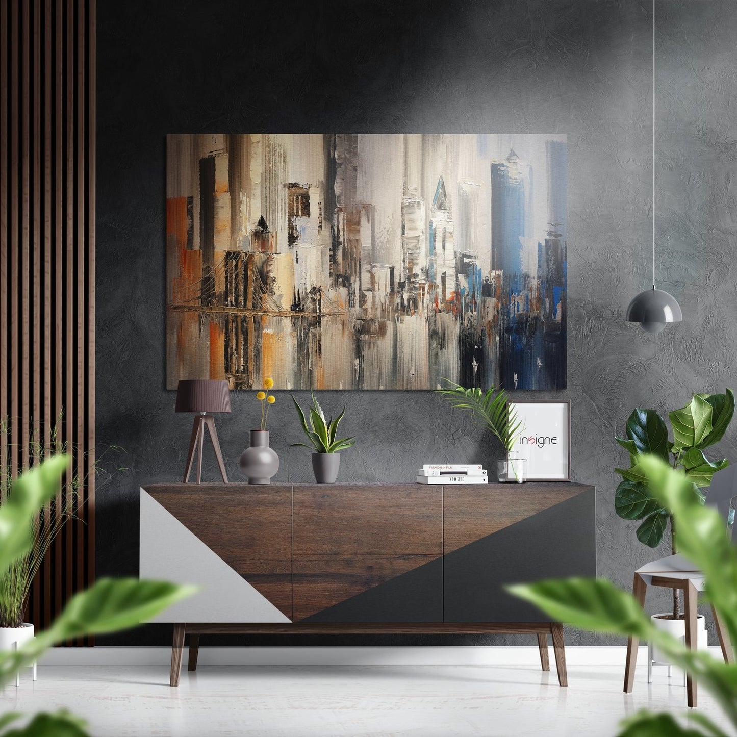City Silhouette Metal Wall Art