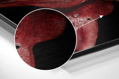 Red Lily Metal Wall Art