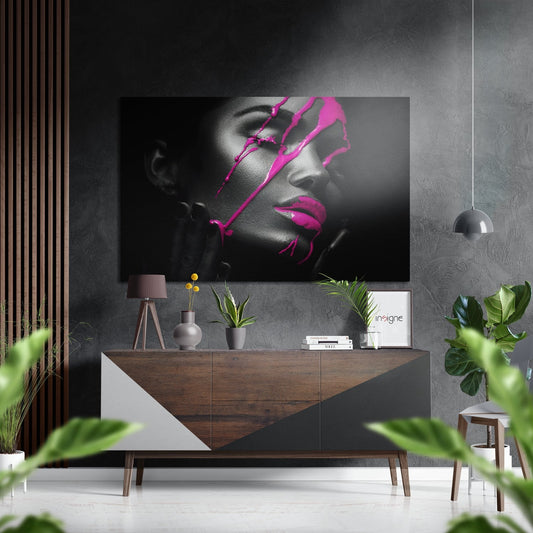 Pink Feelings Metal Wall Art