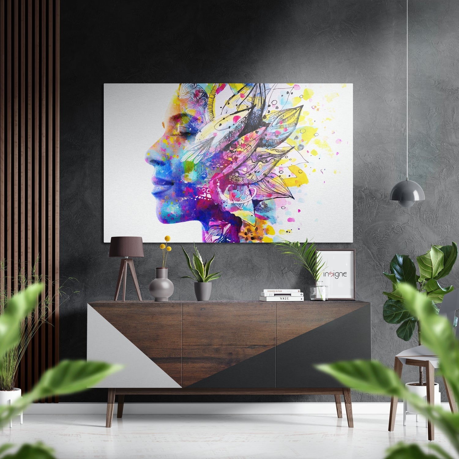 Blossoming Ideas modern aluminum wall art