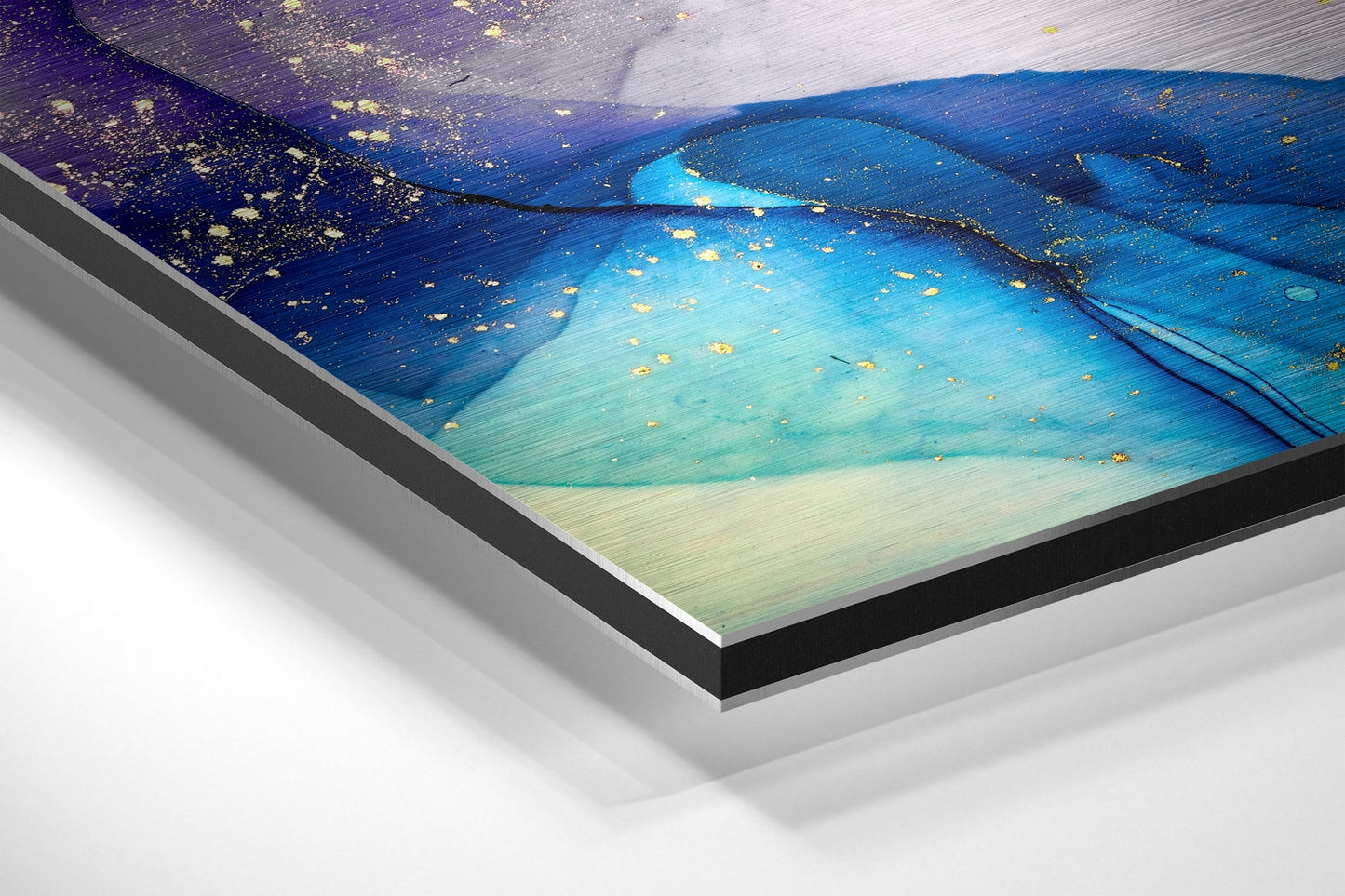 Purple Wave Metal Wall Art