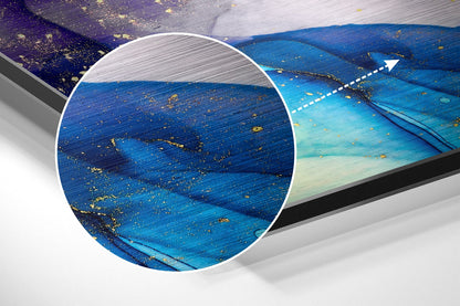 Purple Wave Metal Wall Art