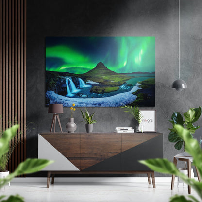 View brushed aluminum metal wall art with modern sheen