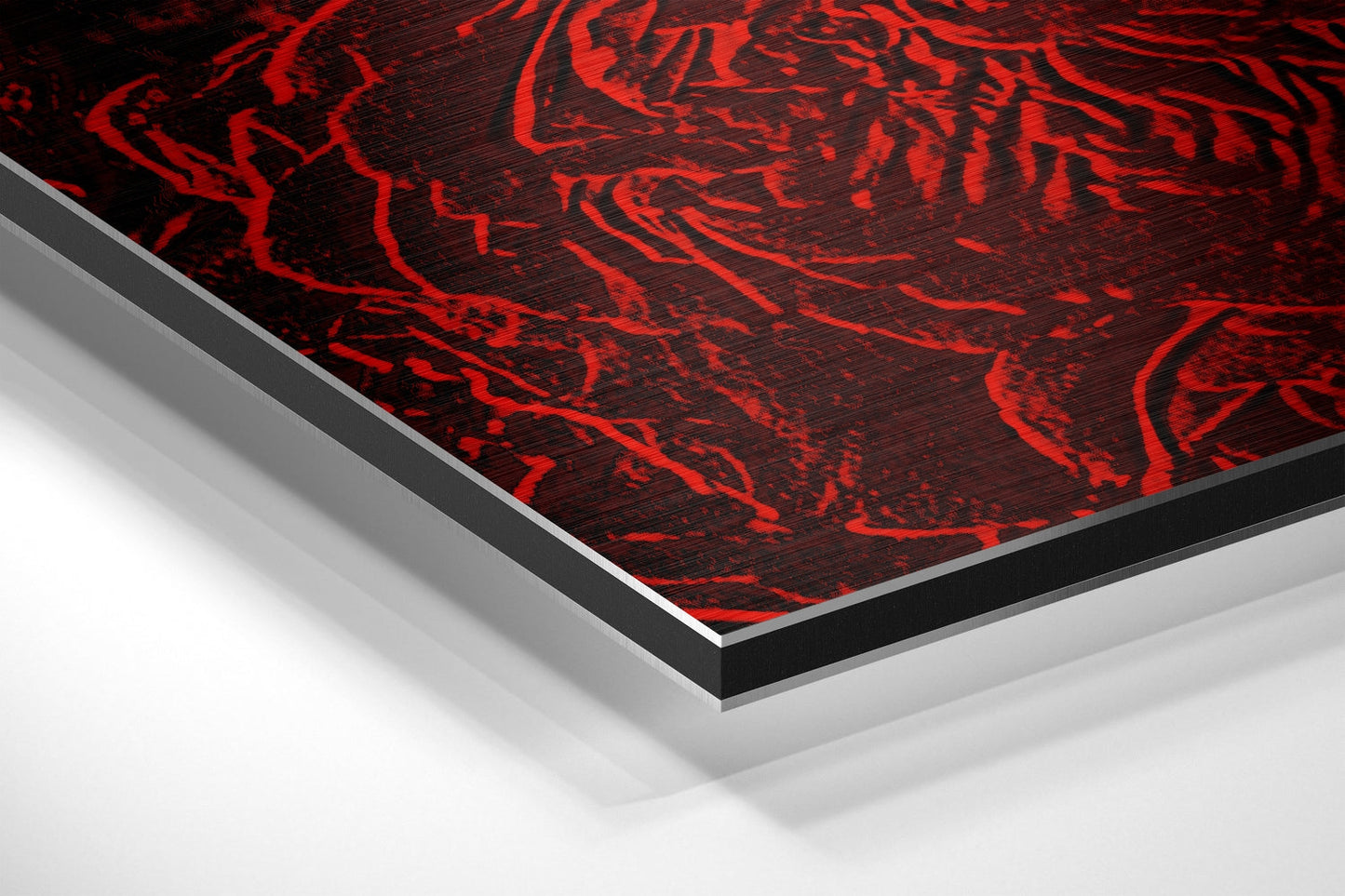 Abstract Roses Metal Wall Art