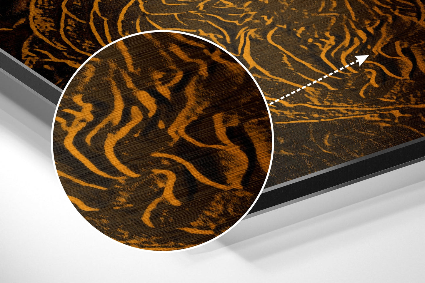 Abstract Roses Metal Wall Art