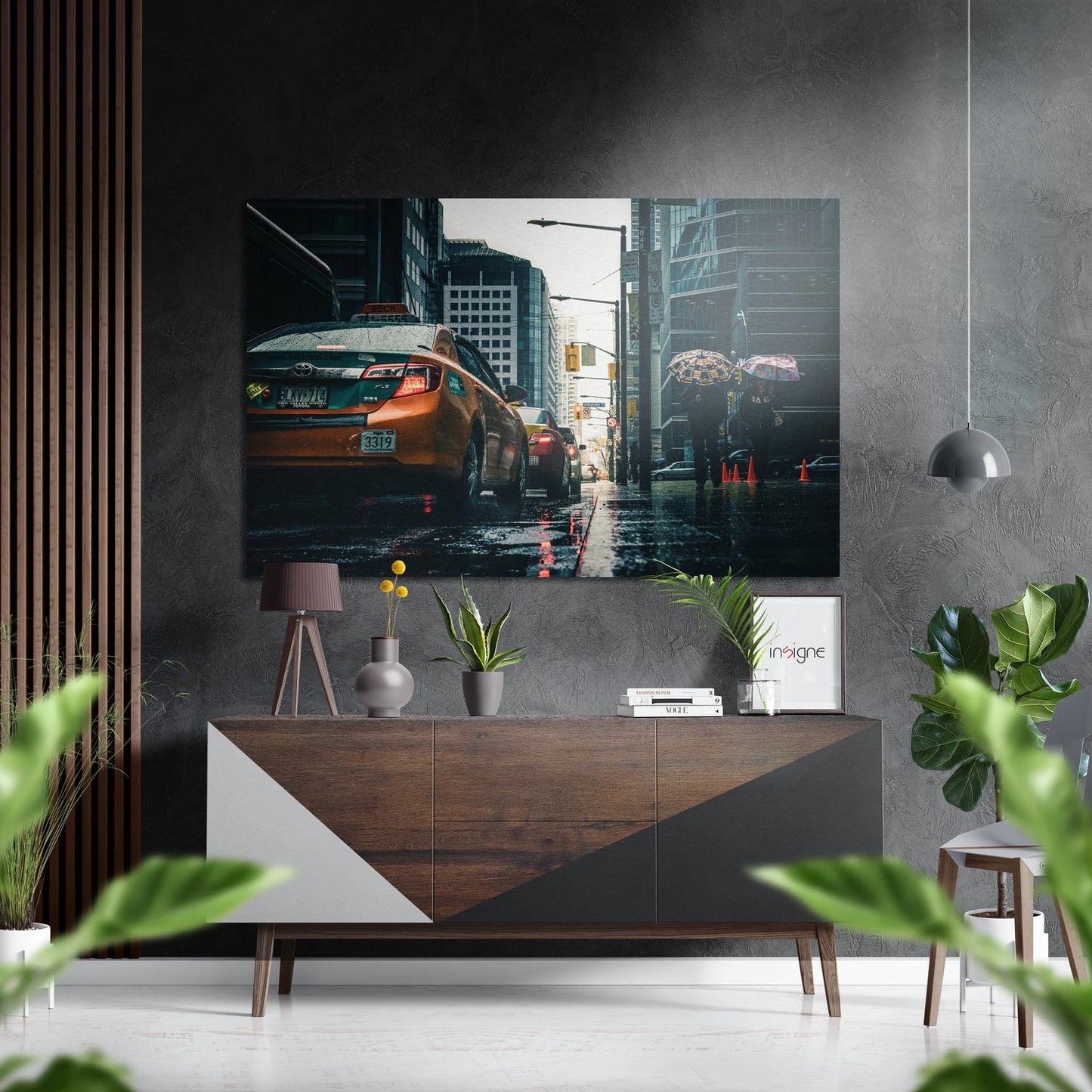 City Rush Metal Wall Art