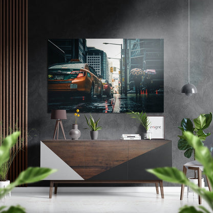 City Rush Metal Wall Art