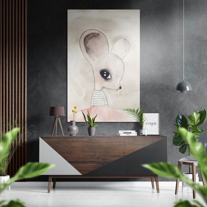 Sweet Mouse Metal Wall Art